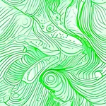 bright glowing green craft paint image